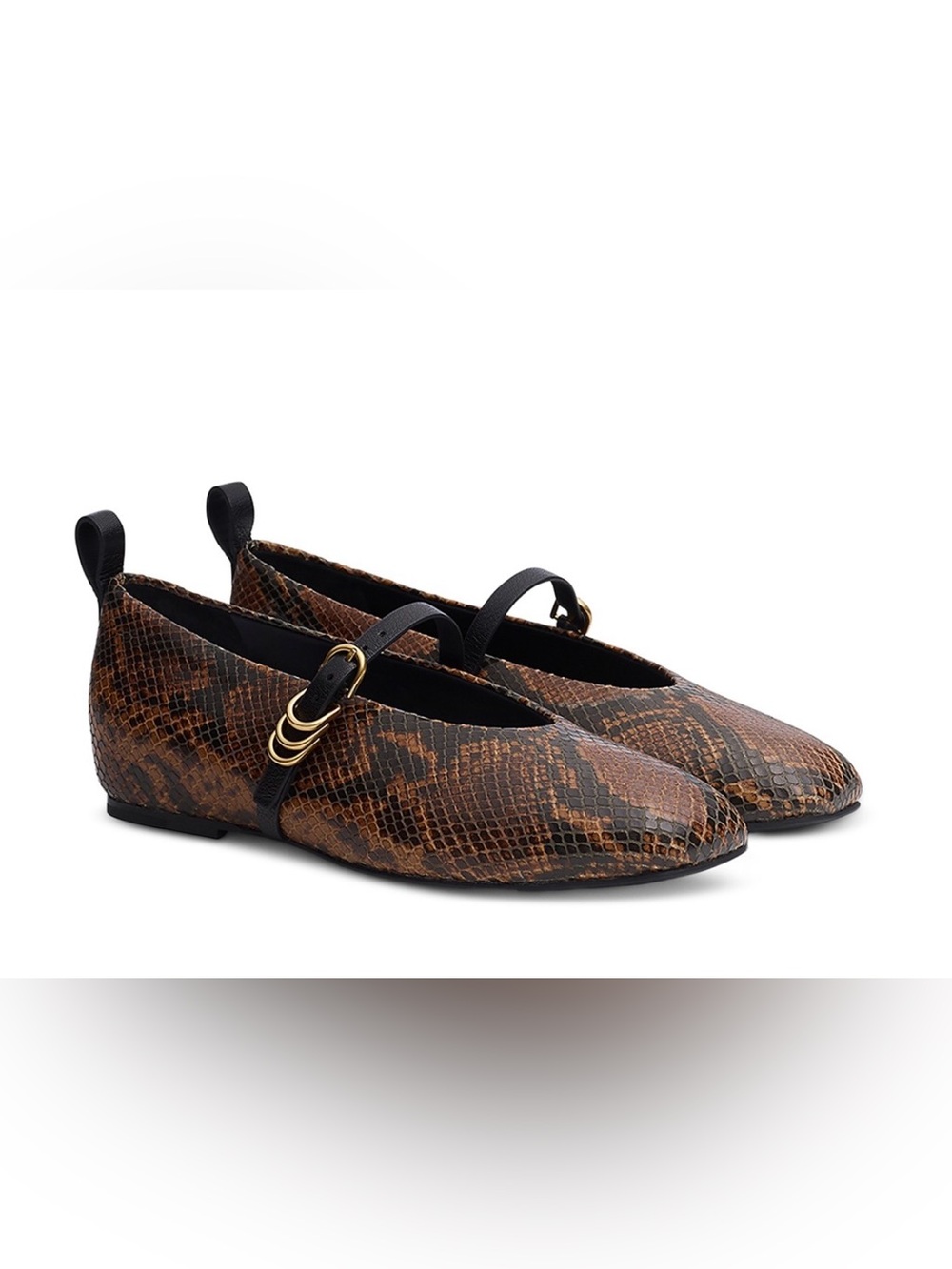 NEW Rag & Bone Women's Spire Embossed Leather Mary Janes 8.5